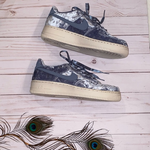 Nike Shoes - *sold *velvet Nike Air Force 1’s size 6.5y